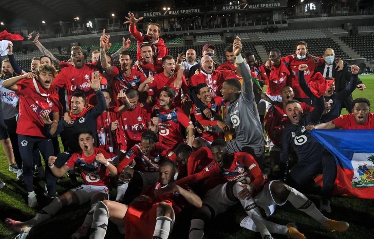 Lille vô địch Ligue 1, chấm dứt sự thống trị của Paris Saint-Germain | Bóng đá | Vietnam+ (VietnamPlus)